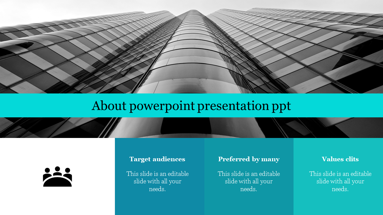 Awesome About PowerPoint Presentation PPT Template Slides